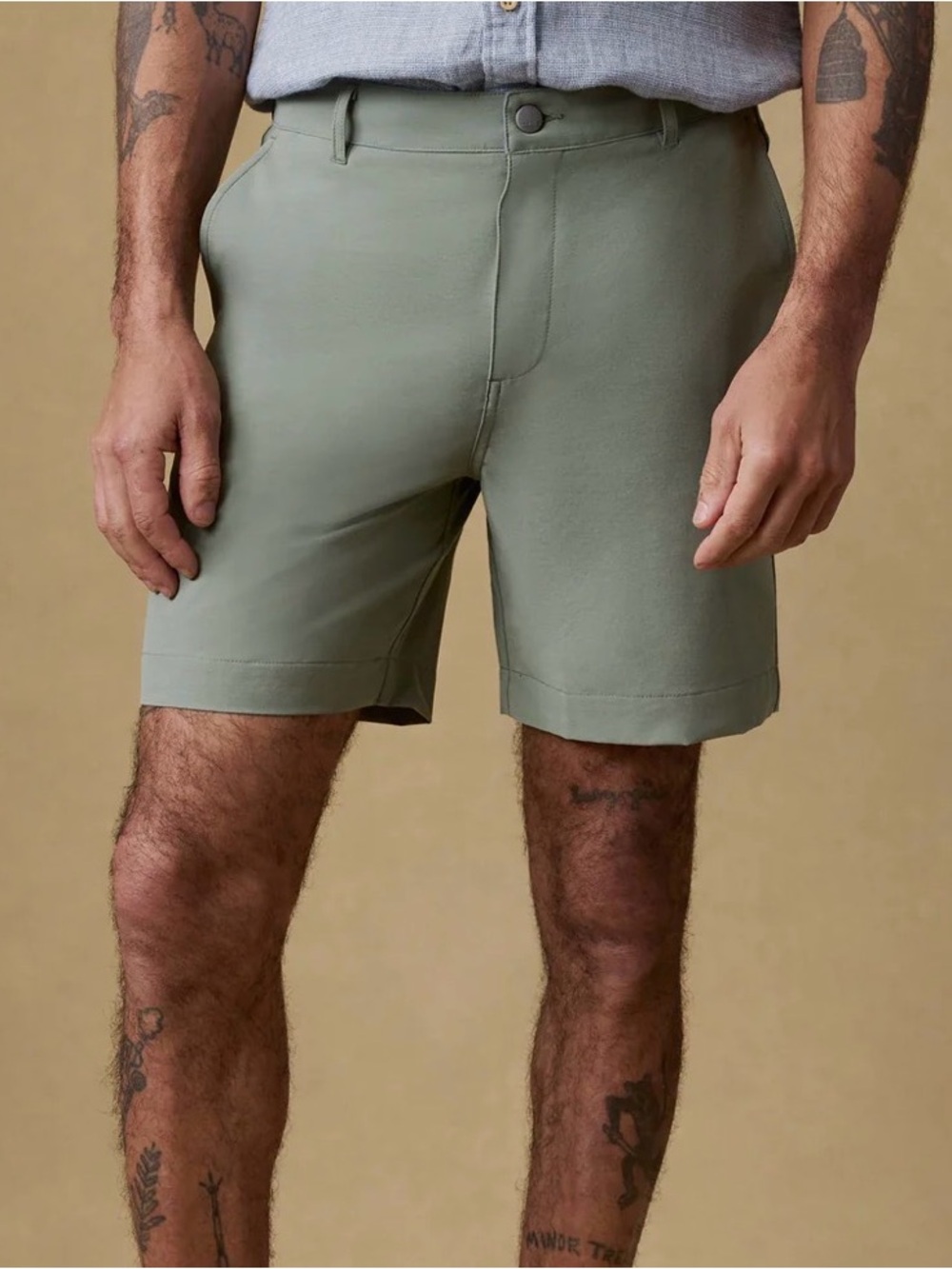 Faherty All Day™ Short (7") - Trail Olive
